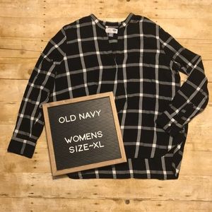 Old navy pullover button down
